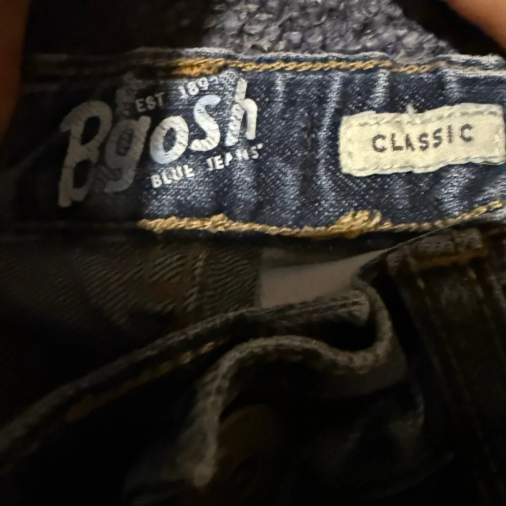 Osh Gosh B’gosh Boys Classic Blue jeans Adjustable strap‎ Sz 5R 100% cotton